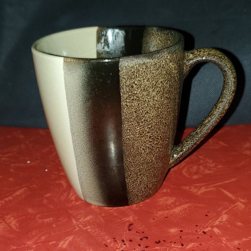 Sango 4828 Tri Black Cup Mug 12 oz